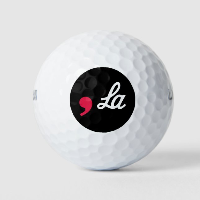 Balles De Golf Comma La Funny Ponctuation Kamala Harris (Devant)