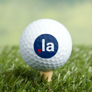 Balles De Golf Comma La kamala drôle prononciation rouge blanc bl