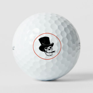 BALLES DE GOLF COMPLEXE DANS UN TOP HAT BALL DE GOLF PERSONNALISÉ
