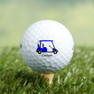 Balles De Golf Conception de buggy de golf bleu