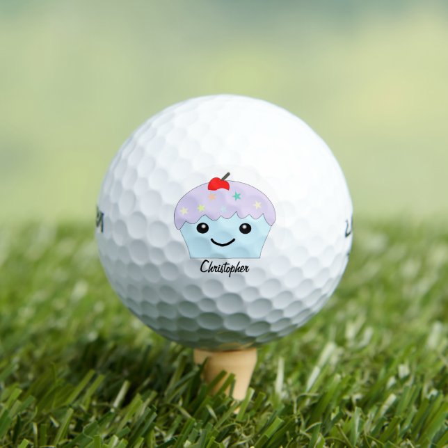 Balles De Golf Conception de Cupcake (T-shirt Insitu)