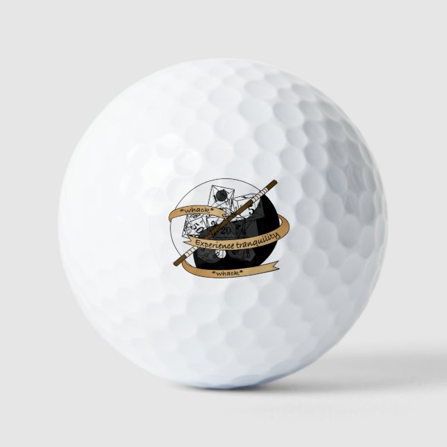 Balles De Golf Conception de dés de moine (Recto)