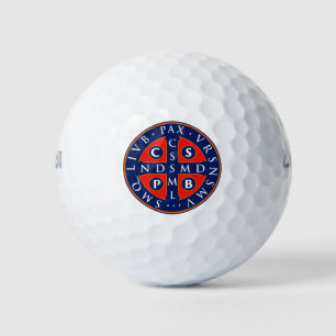 Balles De Golf Conception de la médaille St. Benedict