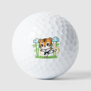 Balles De Golf Conception de tigres de karaté mignons pour enfant