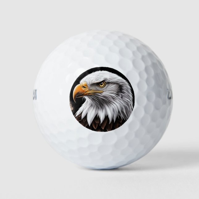 Balles De Golf Conception du boule de golf Majestic Eagle (Devant)