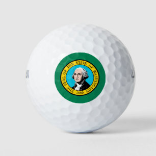 Balles De Golf Conception du drapeau de l'État de Washington