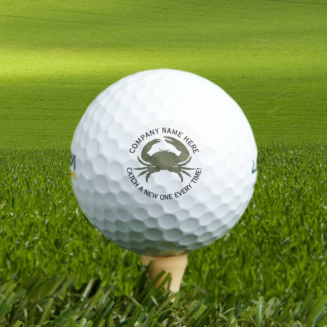 Balles De Golf Conception du logo du crabe ・ Personnalisé (Créateur téléchargé)