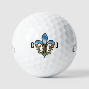 Balles De Golf Conception élégante de golf Fleur de Lis