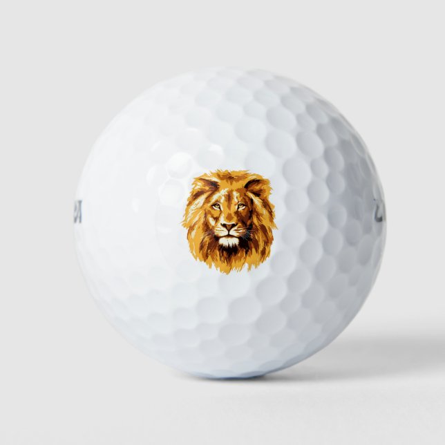 Balles De Golf Conception Extraordinaire des lions (Devant)