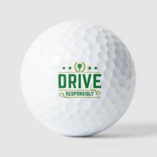 Balles De Golf Conduisez de manière responsable