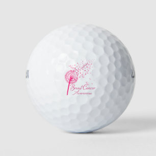 Balles De Golf Conscientisation au cancer du sein Guerrier Pissen