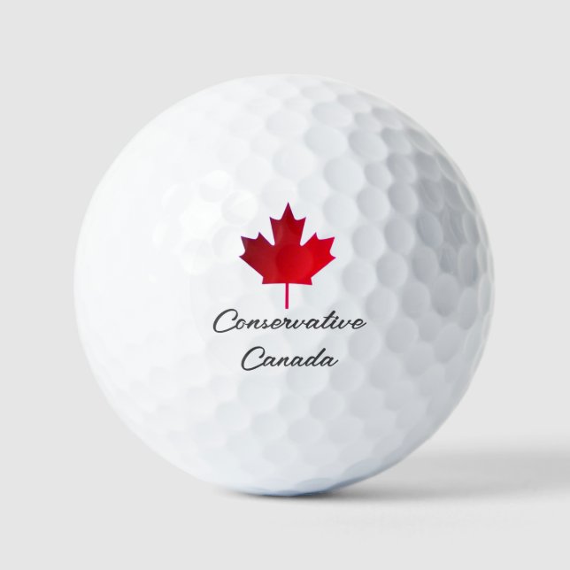 Balles De Golf Conservative Canada  (Recto)