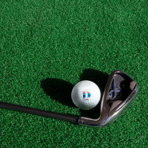 Coral bleu mignon monogrammé initial D