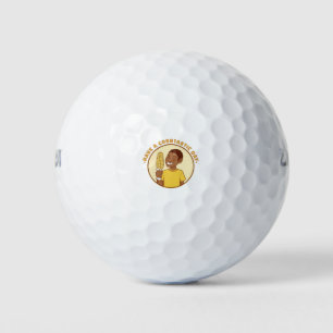 BALLES DE GOLF CORN KID MEME ONT UNE JOURNÉE CORNTASTIQUE