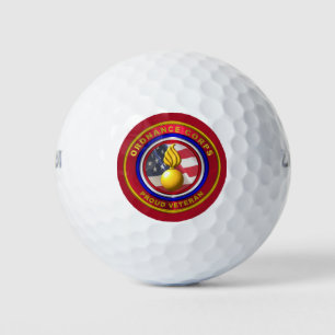 Balles De Golf Corps de commandement de l'Armée de terre Vétéran