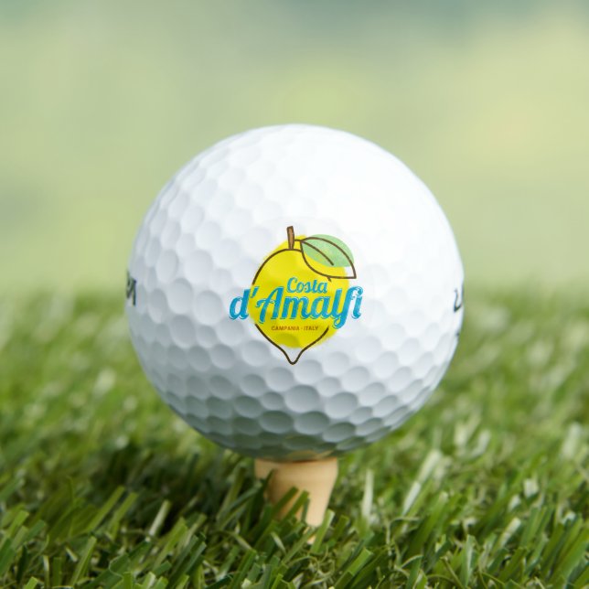 Balles De Golf Côte d'Amalfi Lemon Italie Vintage Costa d'Amalfi (T-shirt Insitu)