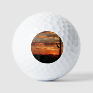Balles De Golf Coucher de soleil de l'Arizona
