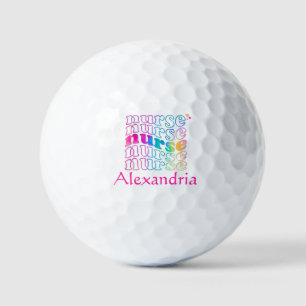 Balles De Golf Couleur élégante infirmière
