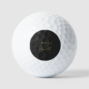 Balles De Golf Couleur or gris classique Personnaliser personnell