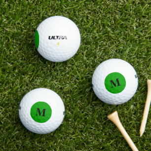 Balles De Golf Couleur solide tout simplement verte