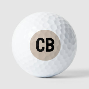 Balles De Golf Couleur tendance Soft Taupe Golf Balls