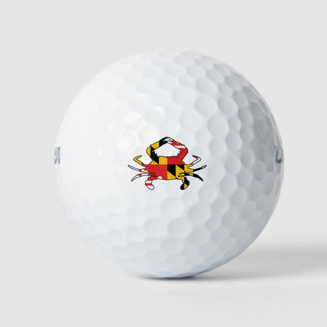 Balles De Golf Crabe du Maryland (Devant)