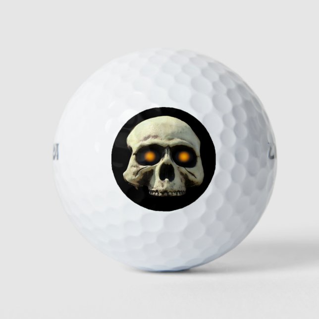 Balles De Golf Crâne lumineux (Devant)