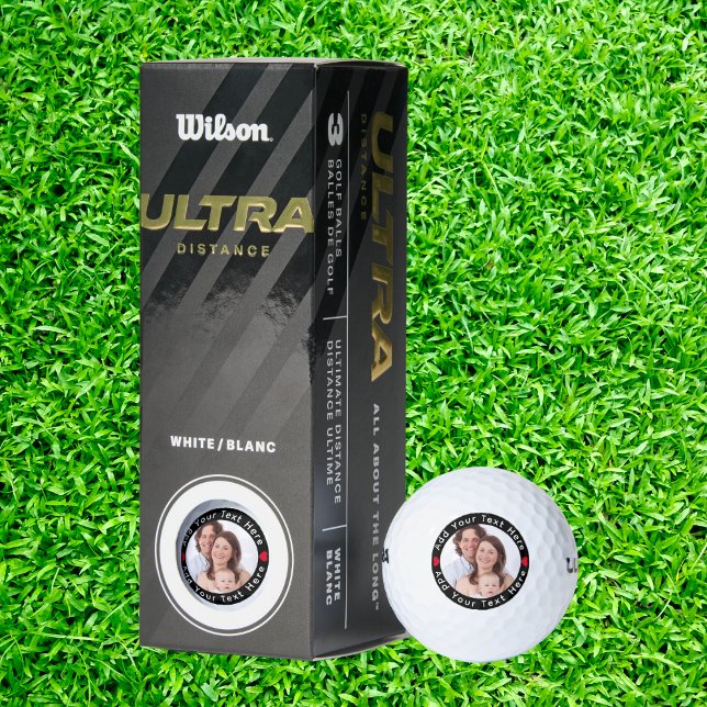 Balles De Golf Créez vos propres boules de golf photo personnalis (Create Your Own Custom Photo Golf Balls)