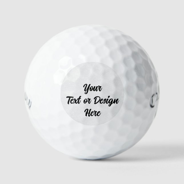Balles De Golf Créez votre propre (Recto)