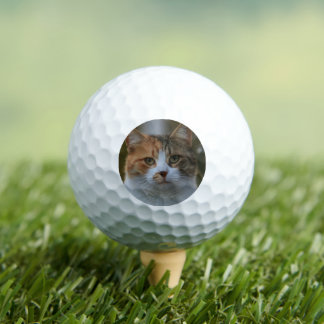 Balles De Golf Créez Votre Propre Photo de Chat Personnalisée