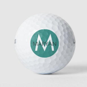 Balles De Golf Créez votre propre Turquoise personnalisé