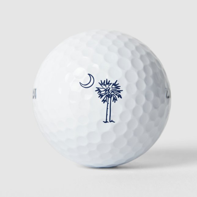 Balles De Golf Croissant de la lune de Palmetto (Devant)