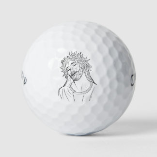Balles De Golf Croquis Jésus