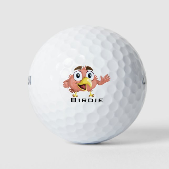 Balles De Golf Cute Birdie (Devant)