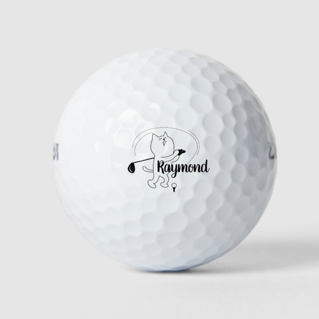 Balles De Golf Cute chat (Devant)