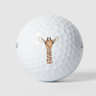 Balles De Golf Cute Giraffe Safari Animal Afrique Nature