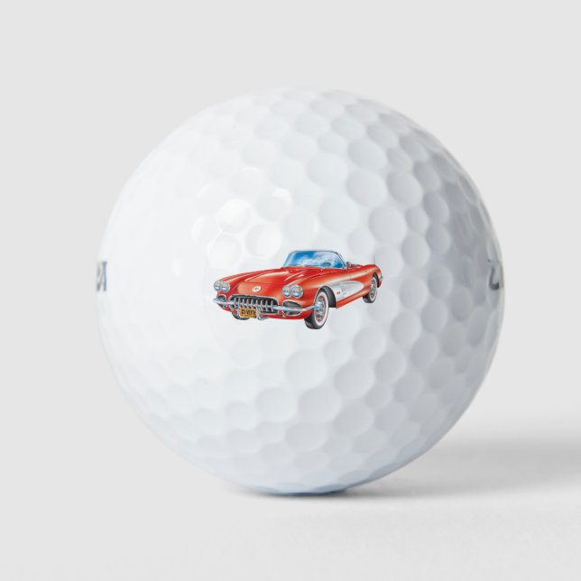 Balles de golf d'art automobile C-ONE (Devant)