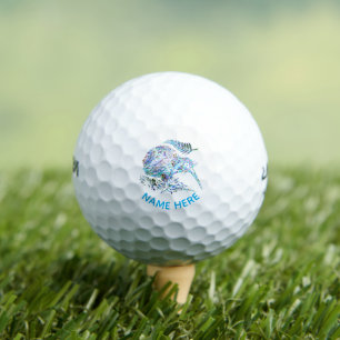 BALLES DE GOLF DE NEW ZEALAND KIWI PAUA PERSONNALI