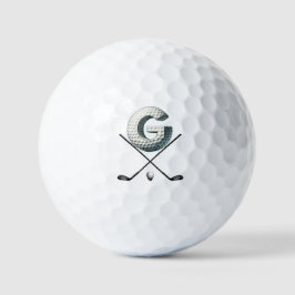 Balles de golf de vacances - Alpha-Number LETTRE G