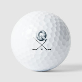 Balles de golf de vacances - Alpha-Number LETTRE Q
