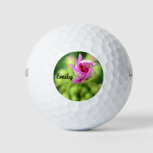 Balles De Golf Décalage Pink Bud Boules de golf personnalisées