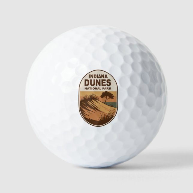 Balles De Golf Découvrez le parc national des dunes d'Indiana (Recto)