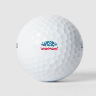 Balles De Golf Découvrez le pays des merveilles neigeuses