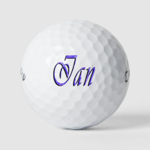 Balles De Golf Des Hommes Appelés Ian,
