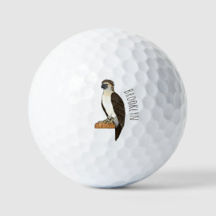 Balles De Golf dessin animé d'aigle des Philippines