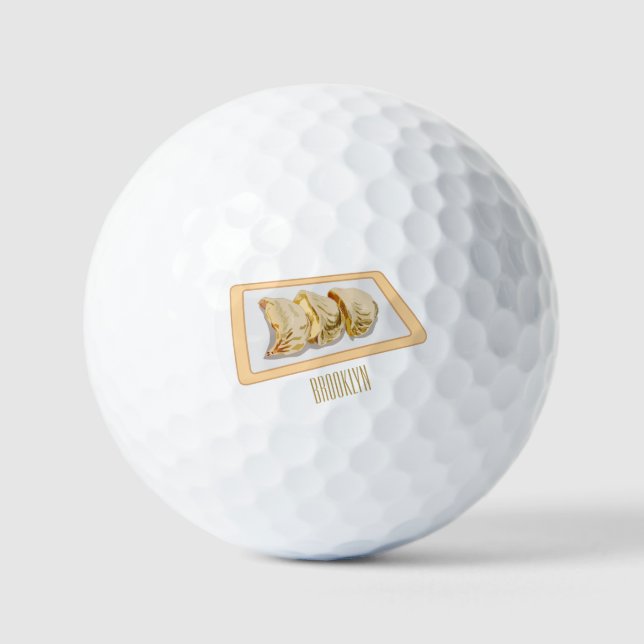 Balles De Golf Dessin de Jiaozi / Chinese dumplings (Recto)