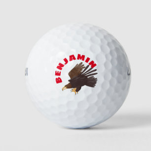 Balles De Golf dessin humoristique d'aigle royal