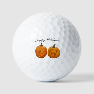 Balles De Golf Deux citrouilles Joyeux Halloween