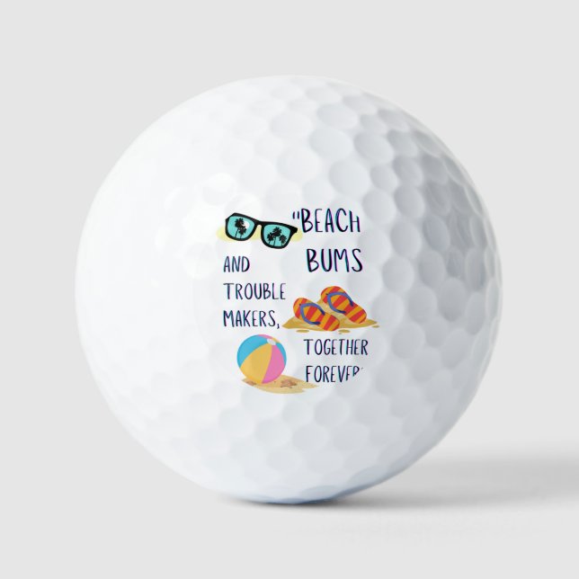 Balles De Golf devis de jour de plage (Recto)
