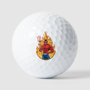 Balles De Golf Diable avec trident